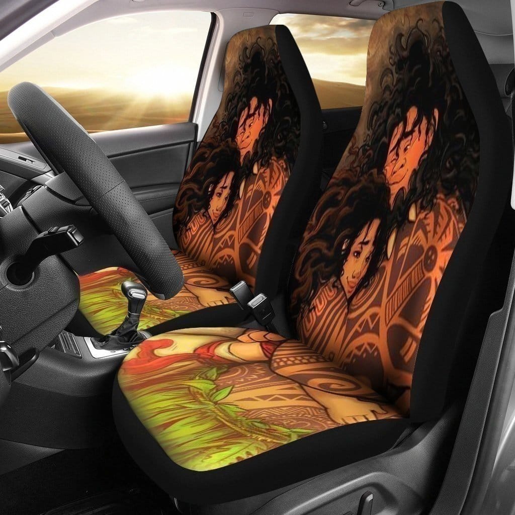 Moana And Maui For Fan Gift Sku 2766 Car Seat Covers