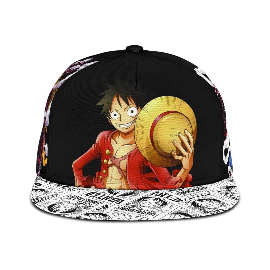 Monkey D. Luffy Snapback One Piece Anime Fan Classic Cap