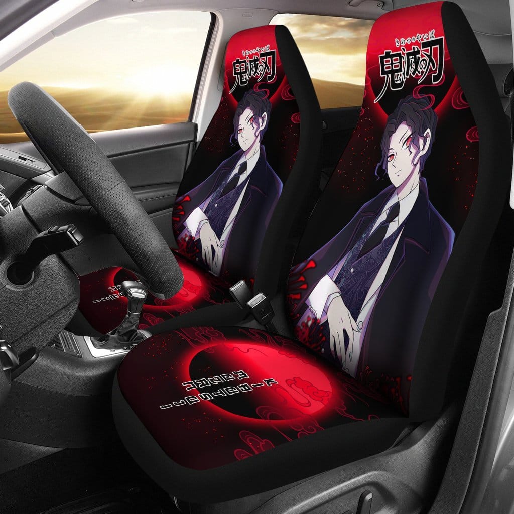 Muzan Demon Slayer Under The Moon For Fan Gift Sku 2149 Car Seat Covers