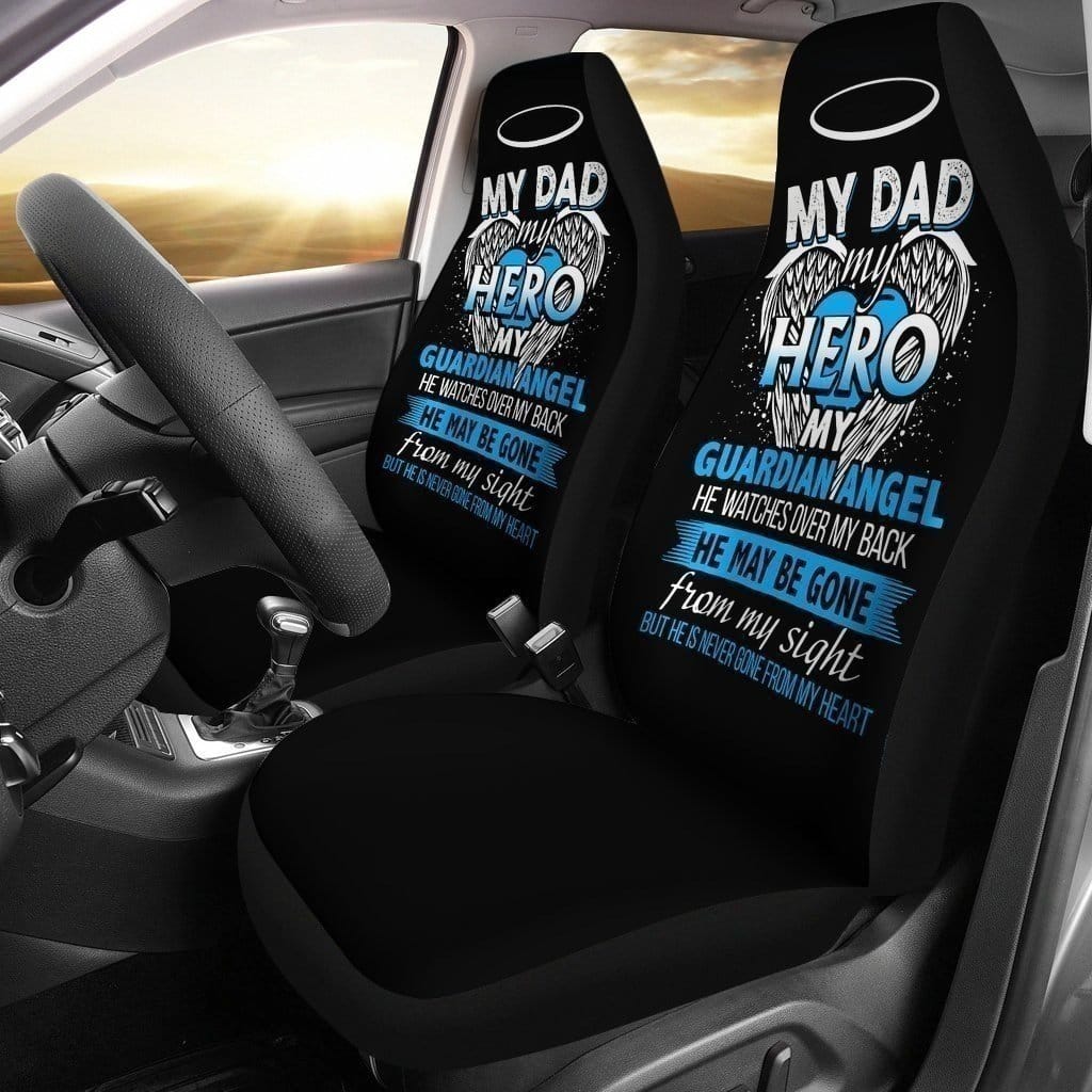 My Dad My Hero My Guardian Angel For Fan Gift Sku 848 Car Seat Covers
