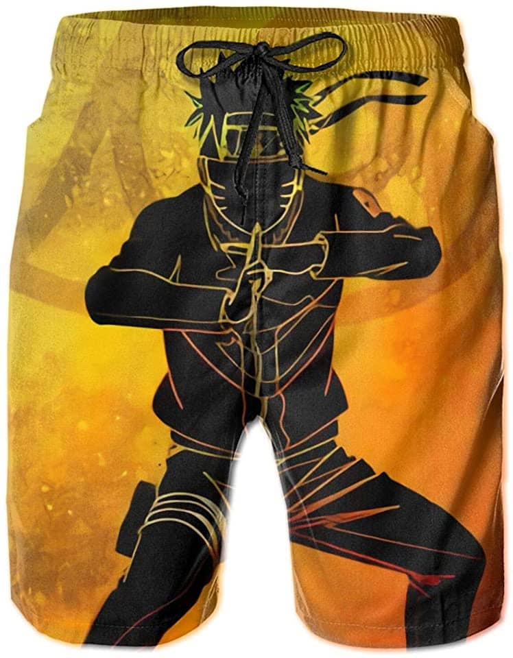 Naruto Swim Trunks Anime Printed Quick Dry Sku 113 Shorts