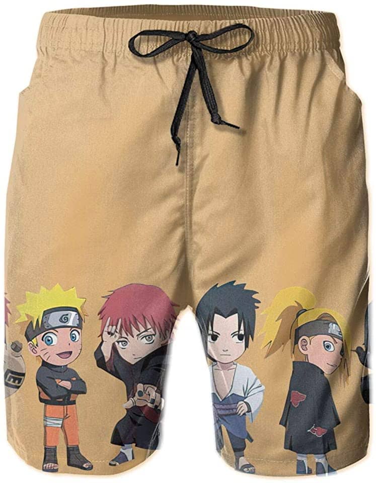 Naruto Swim Trunks Anime Printed Quick Dry Sku 130 Shorts