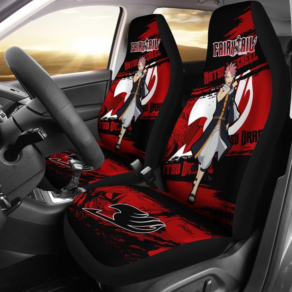 Natsu Dragneel Fairy Tail For Fan Gift Sku 1595 Car Seat Covers