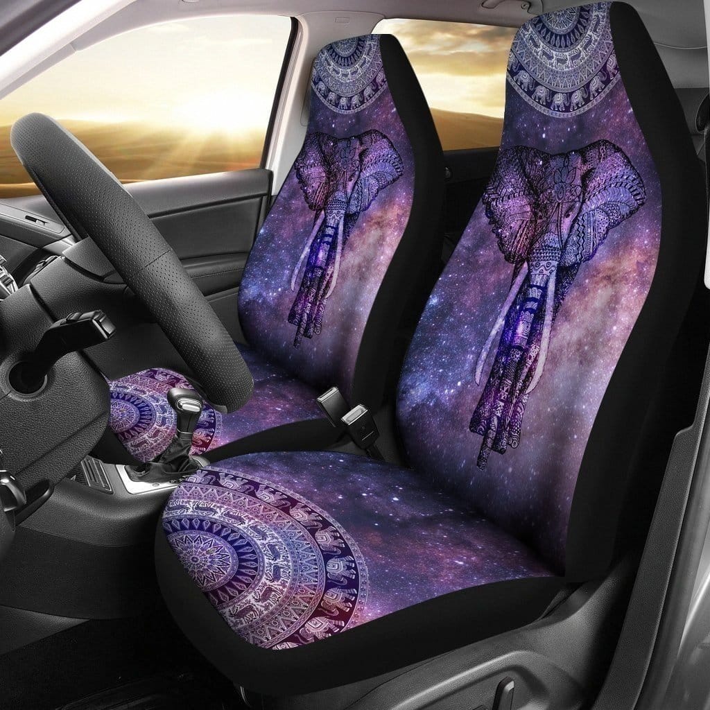 Neon Elephant For Fan Gift Sku 2091 Car Seat Covers