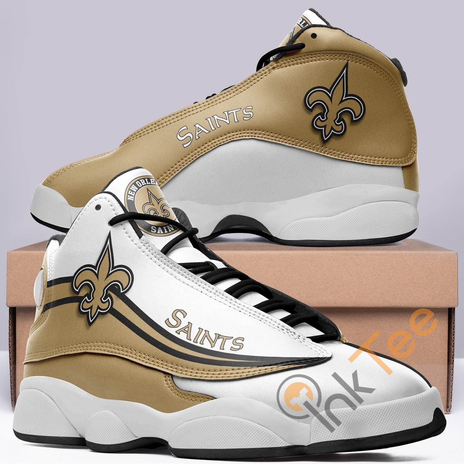 New Orleans Saints Logo Air Jordan Shoes