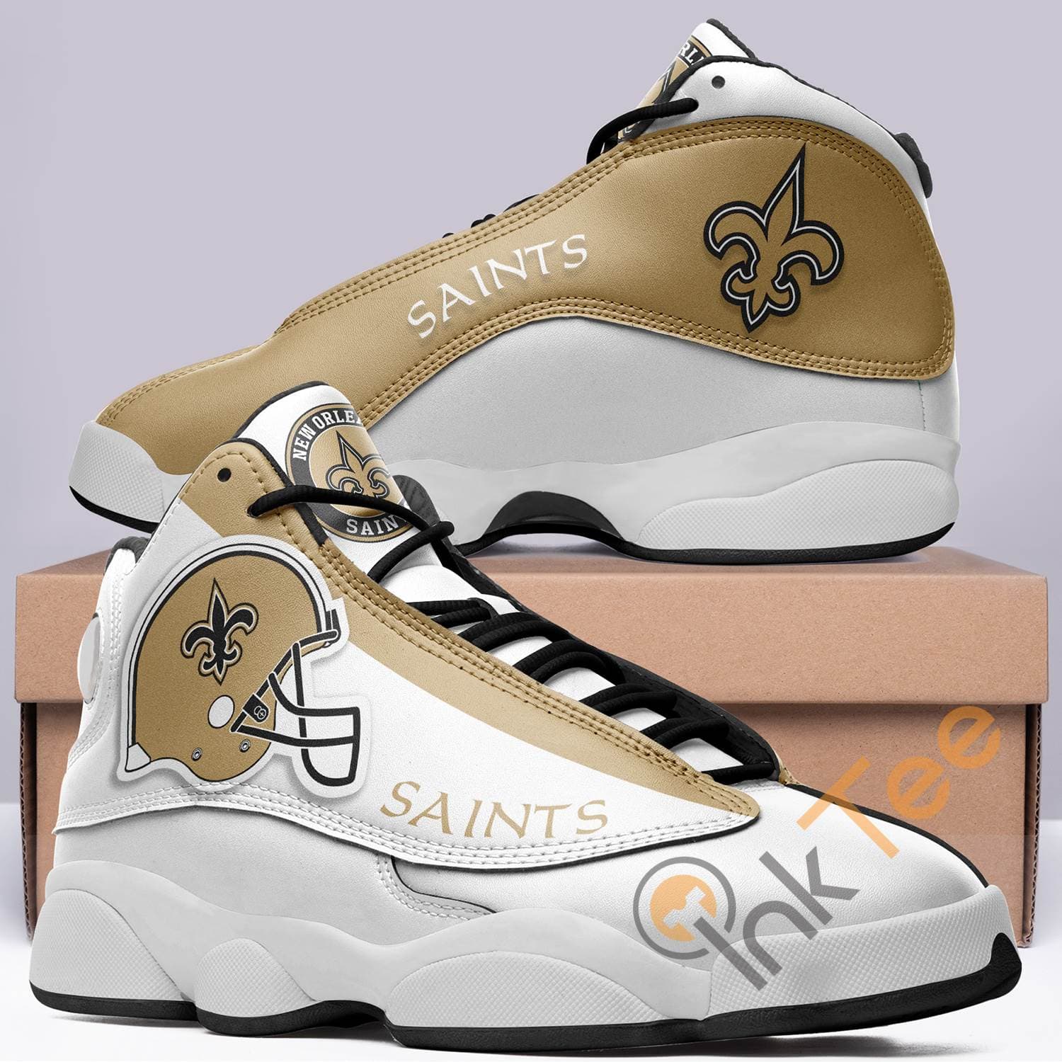 New Orleans Saints Team Logo Air Jordan Shoes