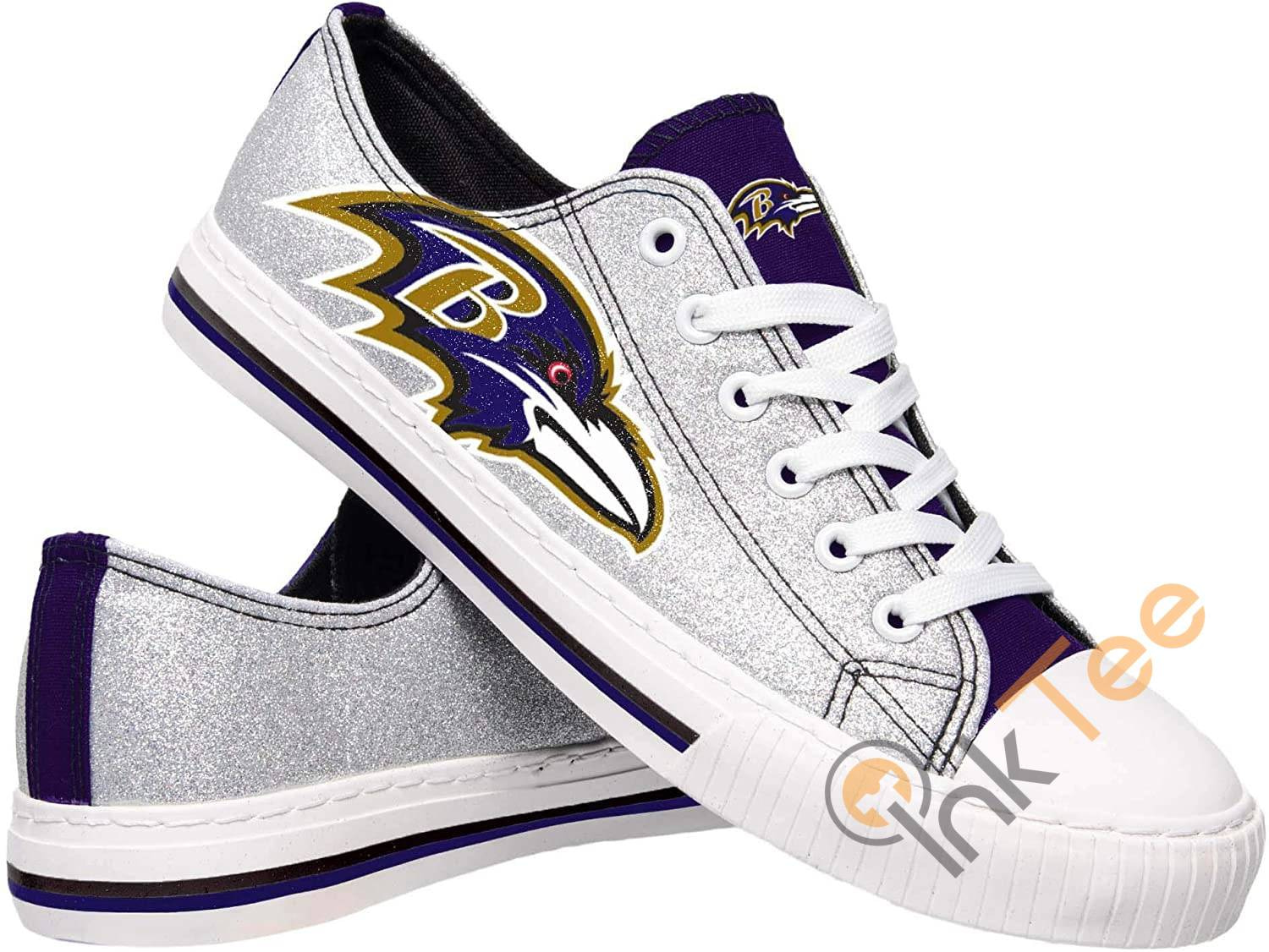 Nfl Baltimore Ravens Team Low Top Sneakers