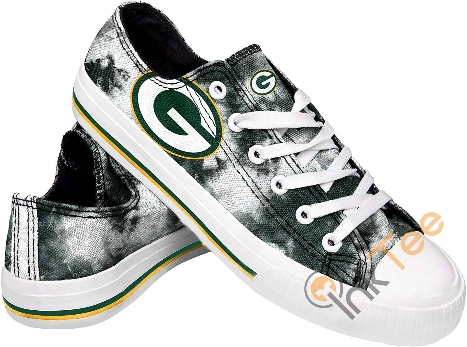 Nfl Green Bay Packers Team Logo Low Top Sneakers