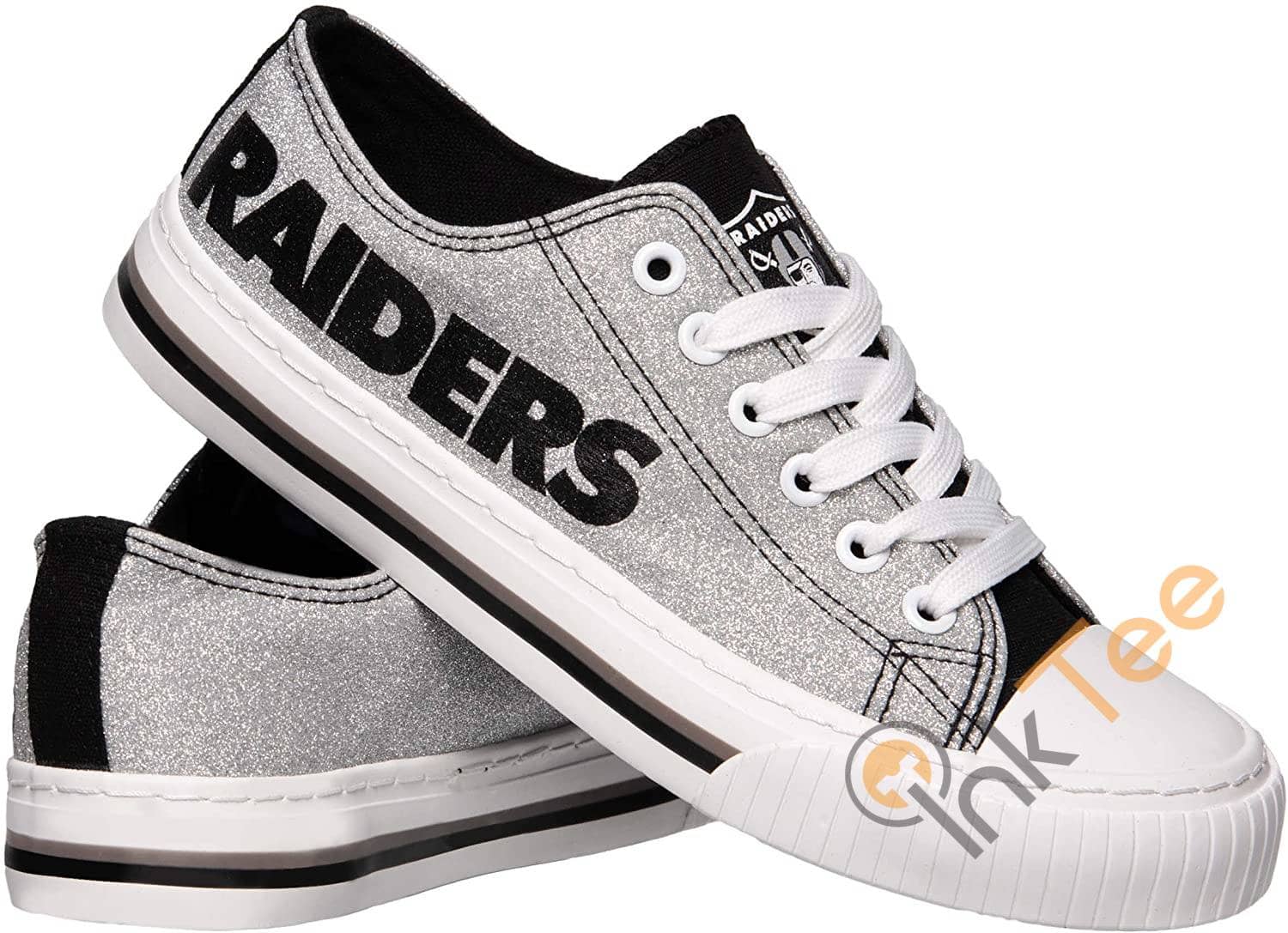 Nfl Oakland Raiders Team Low Top Sneakers