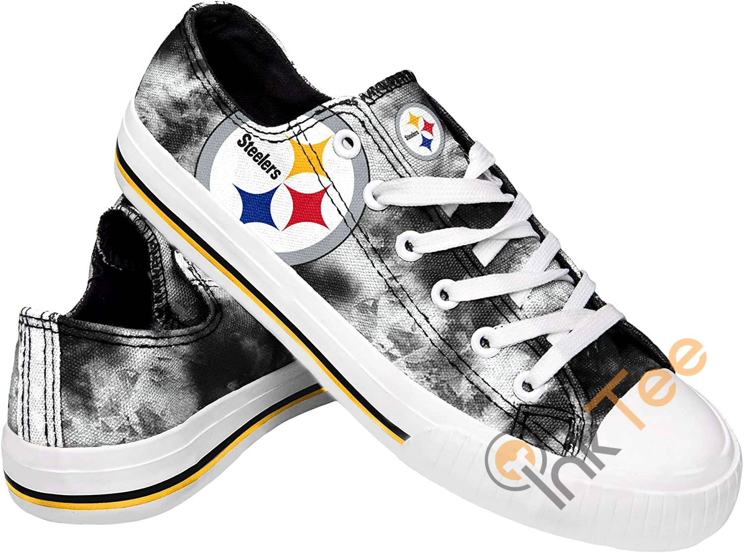 Nfl Pittsburgh Steelers Team Logo Low Top Sneakers