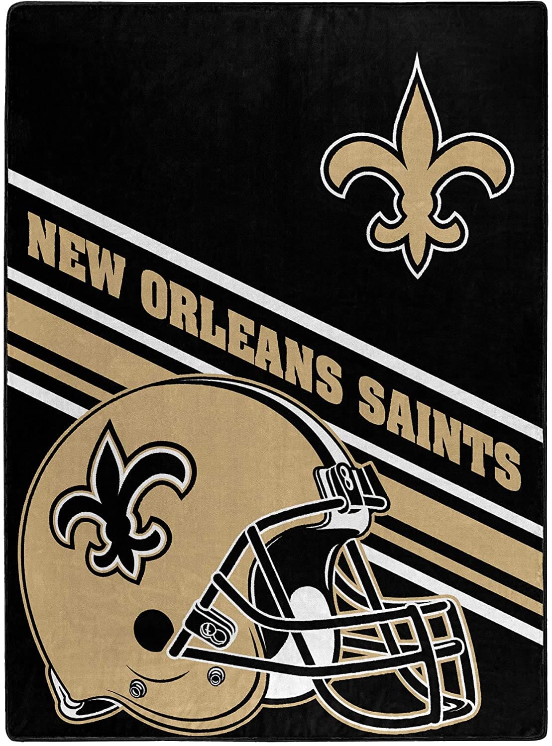 Nfl Team Logo Throw New Orleans Saints Fleece Blanket