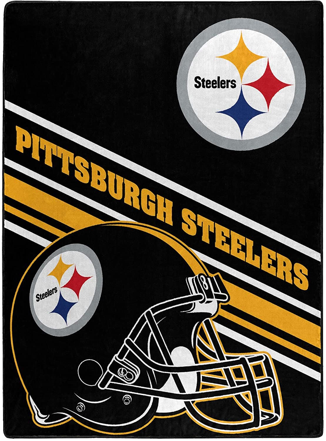 Nfl Team Logo Throw Pittsburgh Steelers Fleece Blanket