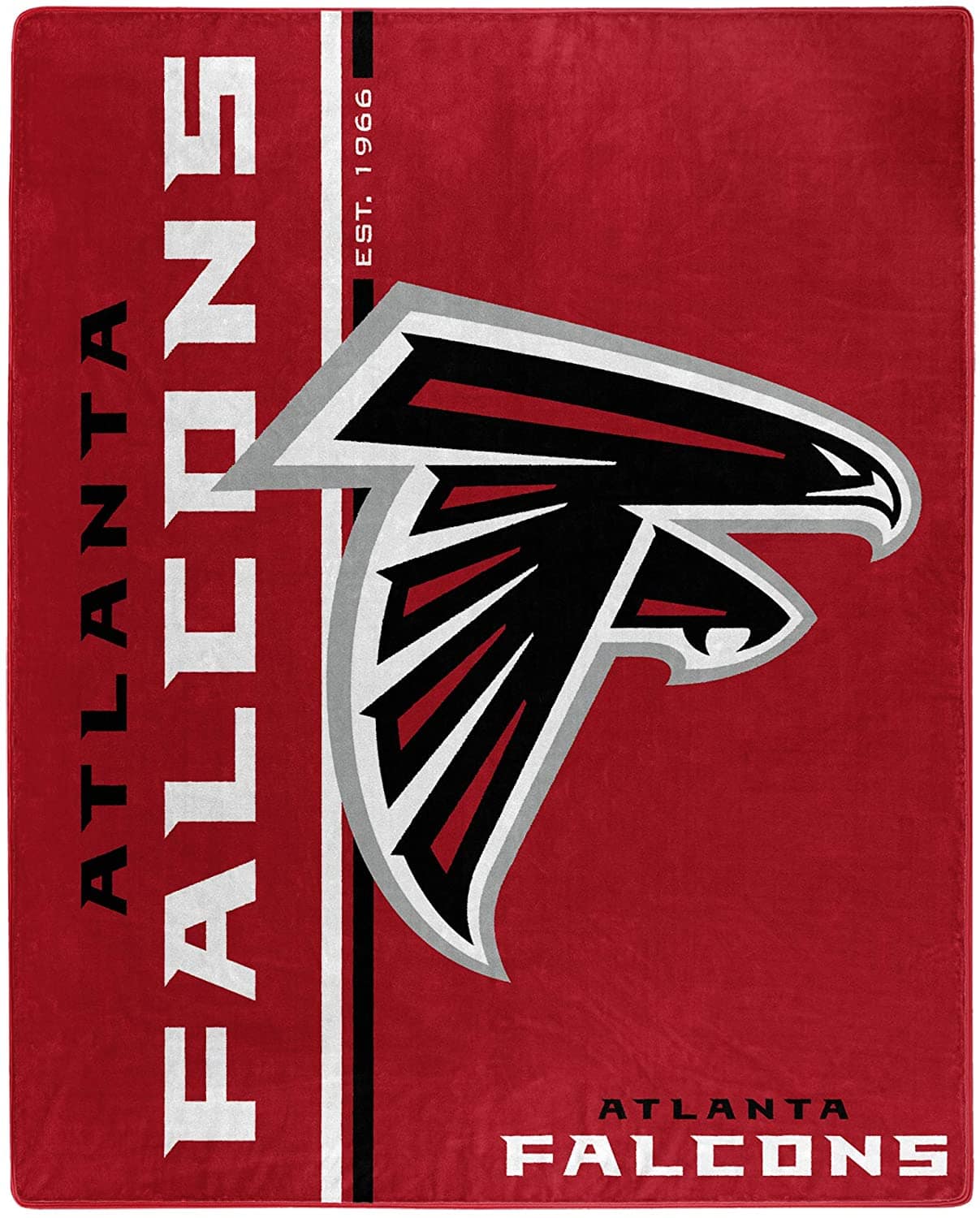 Nfl Throw Atlanta Falcons Team Colors Fleece Blanket