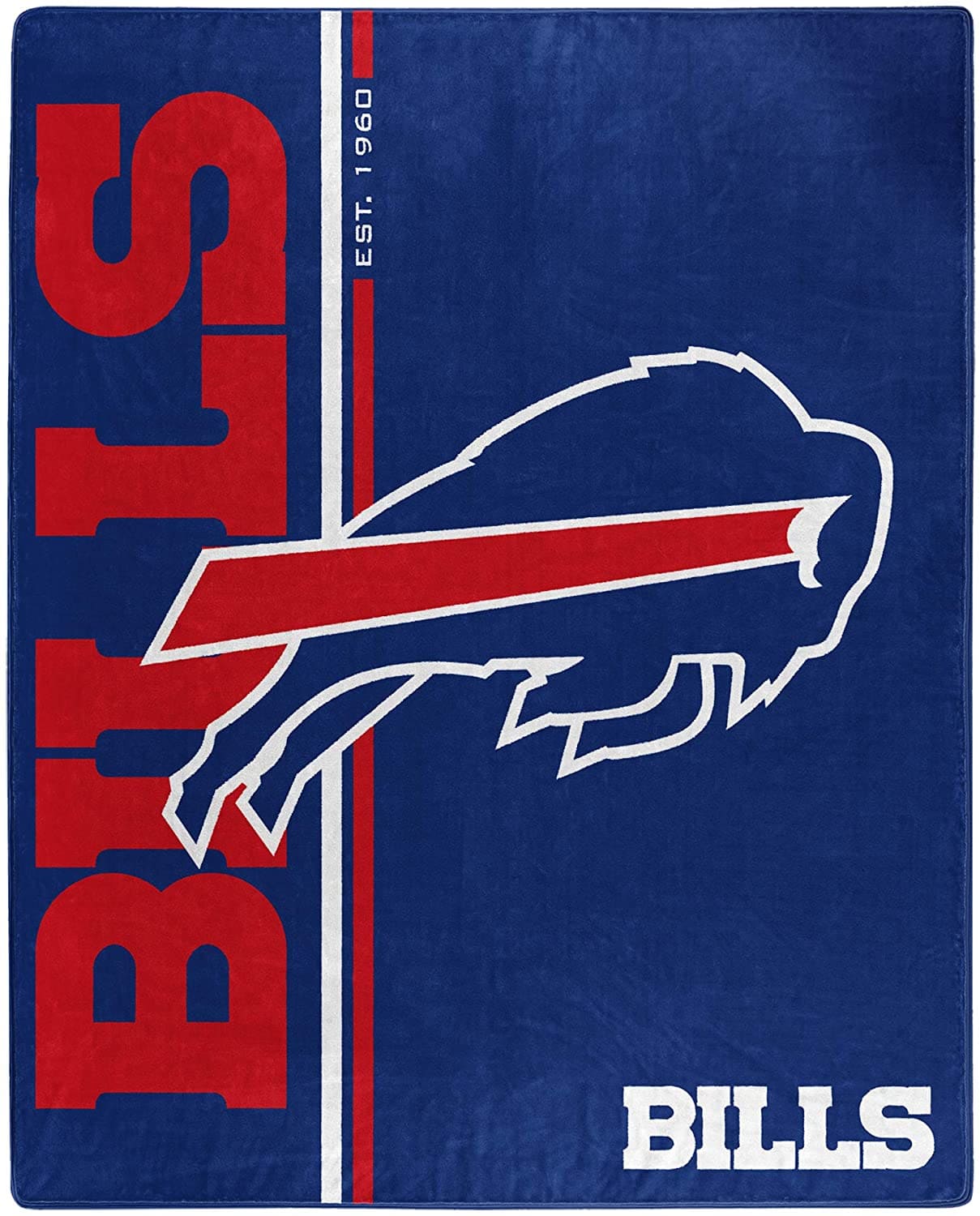 Nfl Throw Buffalo Bills Team Colors Fleece Blanket