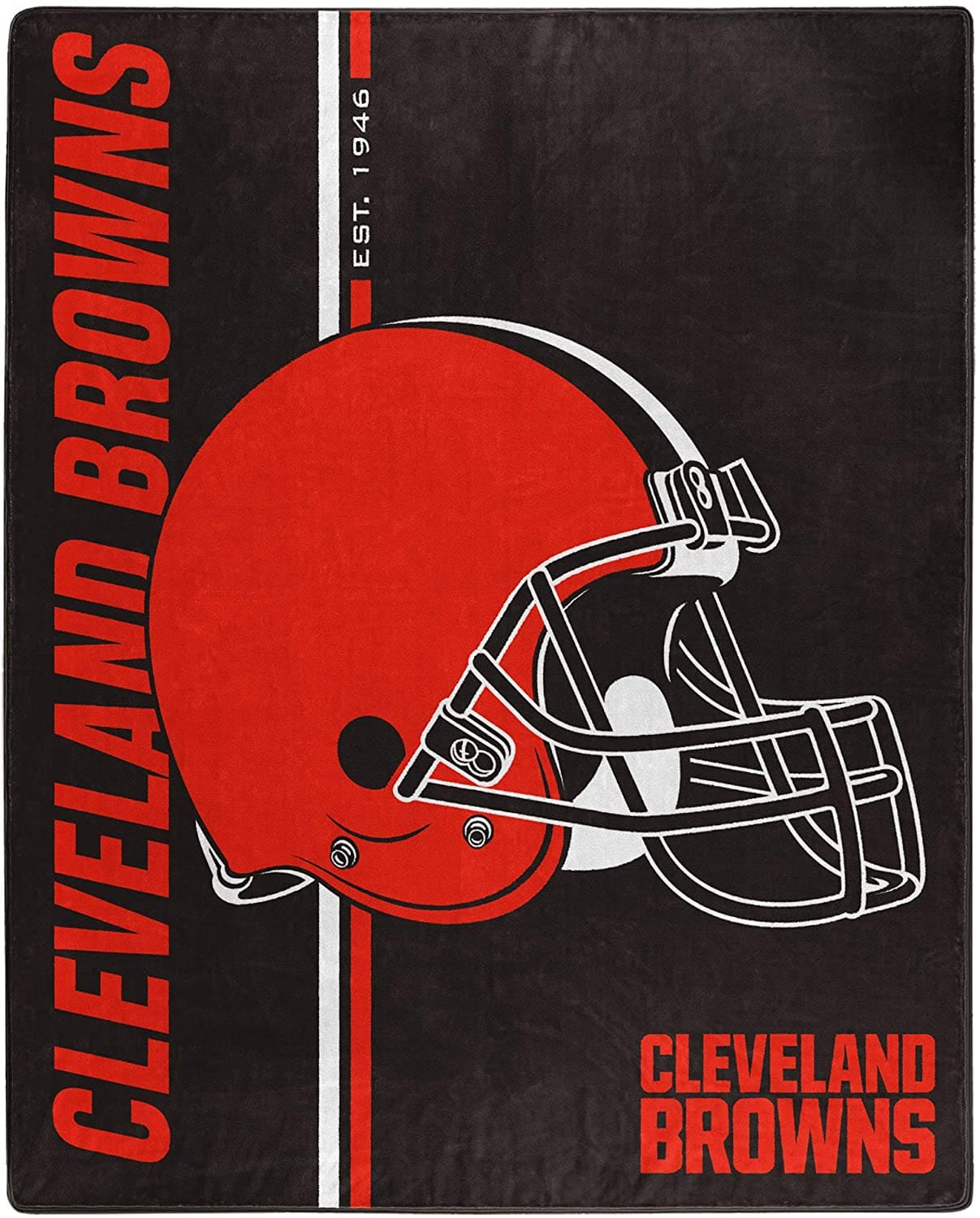 Nfl Throw Cleveland Browns Team Colors Fleece Blanket