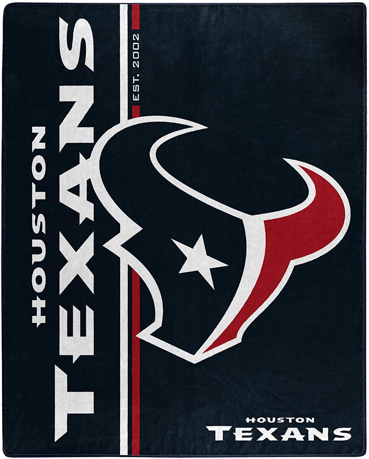 Nfl Throw Houston Texans Team Colors Fleece Blanket