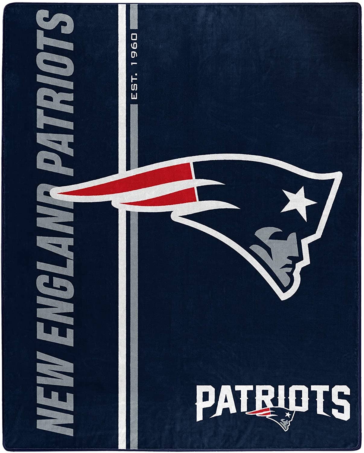 Nfl Throw New England Patriots Team Colors Fleece Blanket