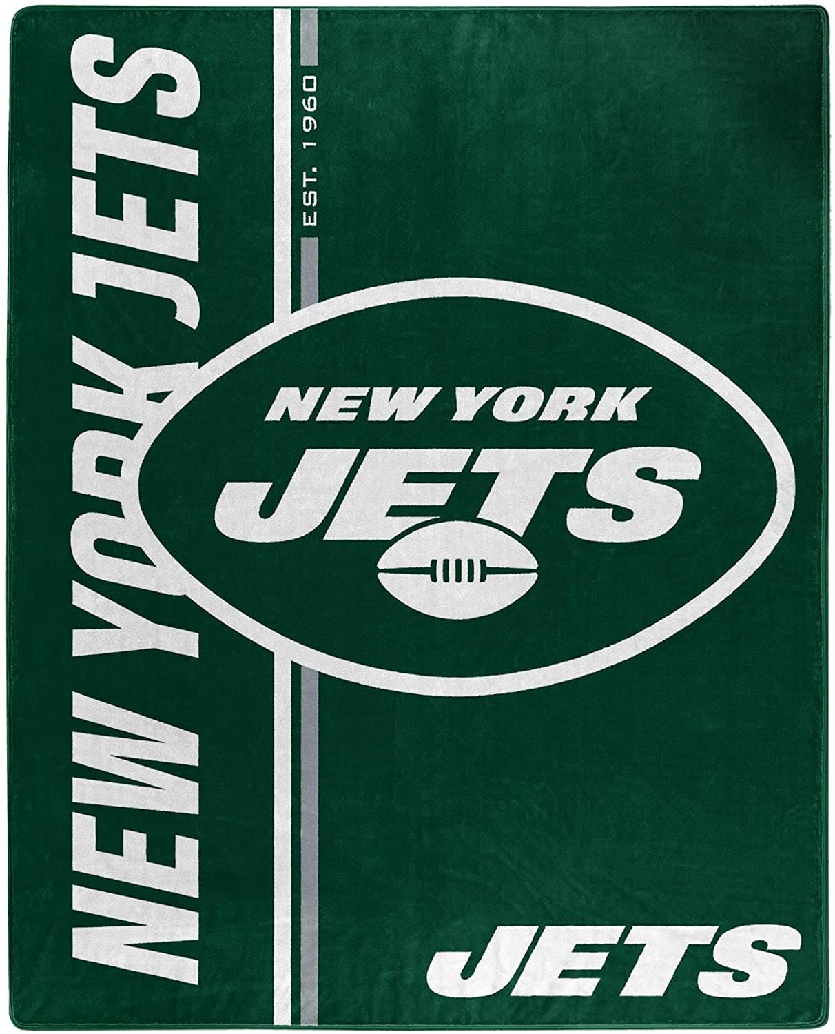 Nfl Throw New York Jets Team Colors Fleece Blanket