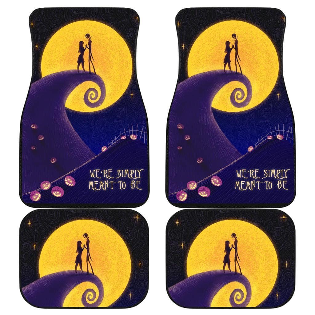 Nightmare Before Christmas Front And Back Sku 07 Car Floor Mats