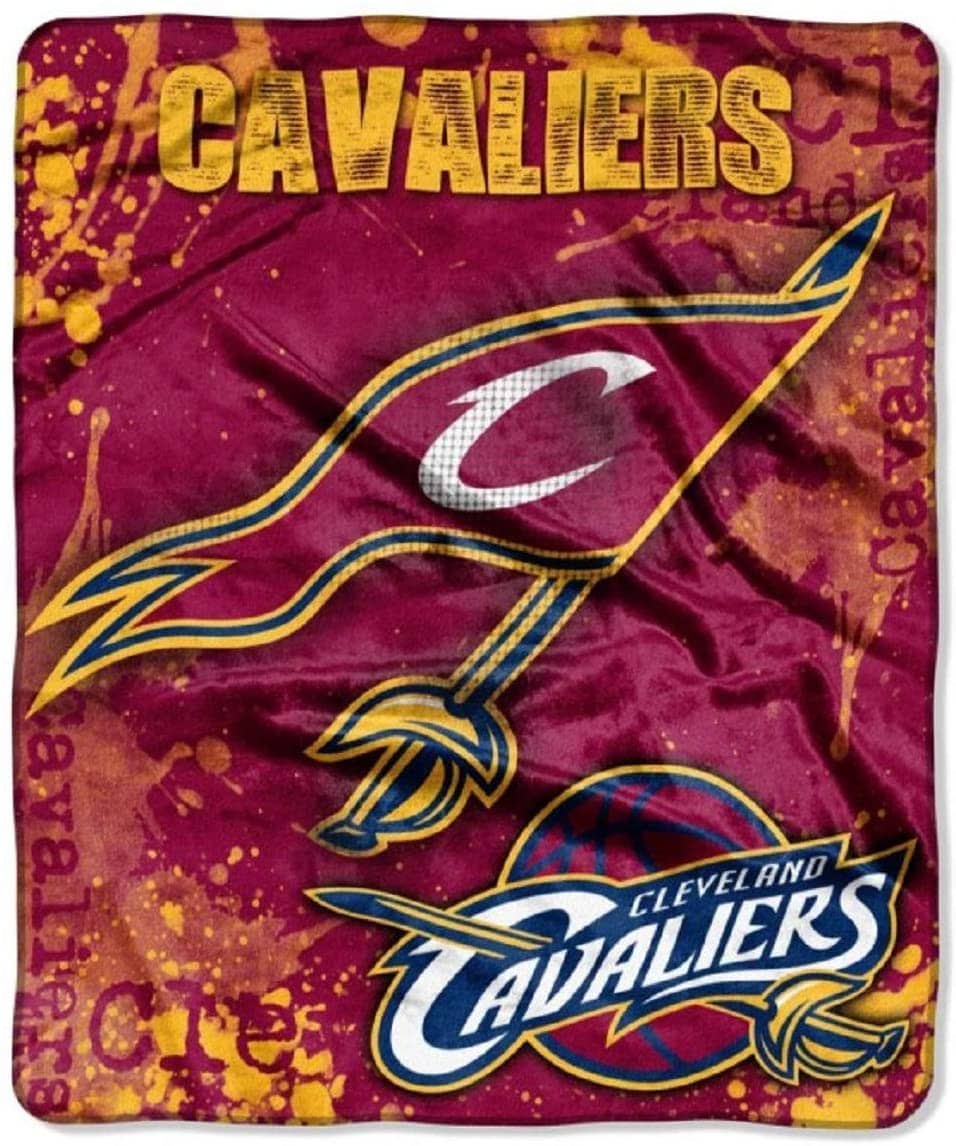 Officially Licensed Nba Throw Cleveland Cavaliers Fleece Blanket