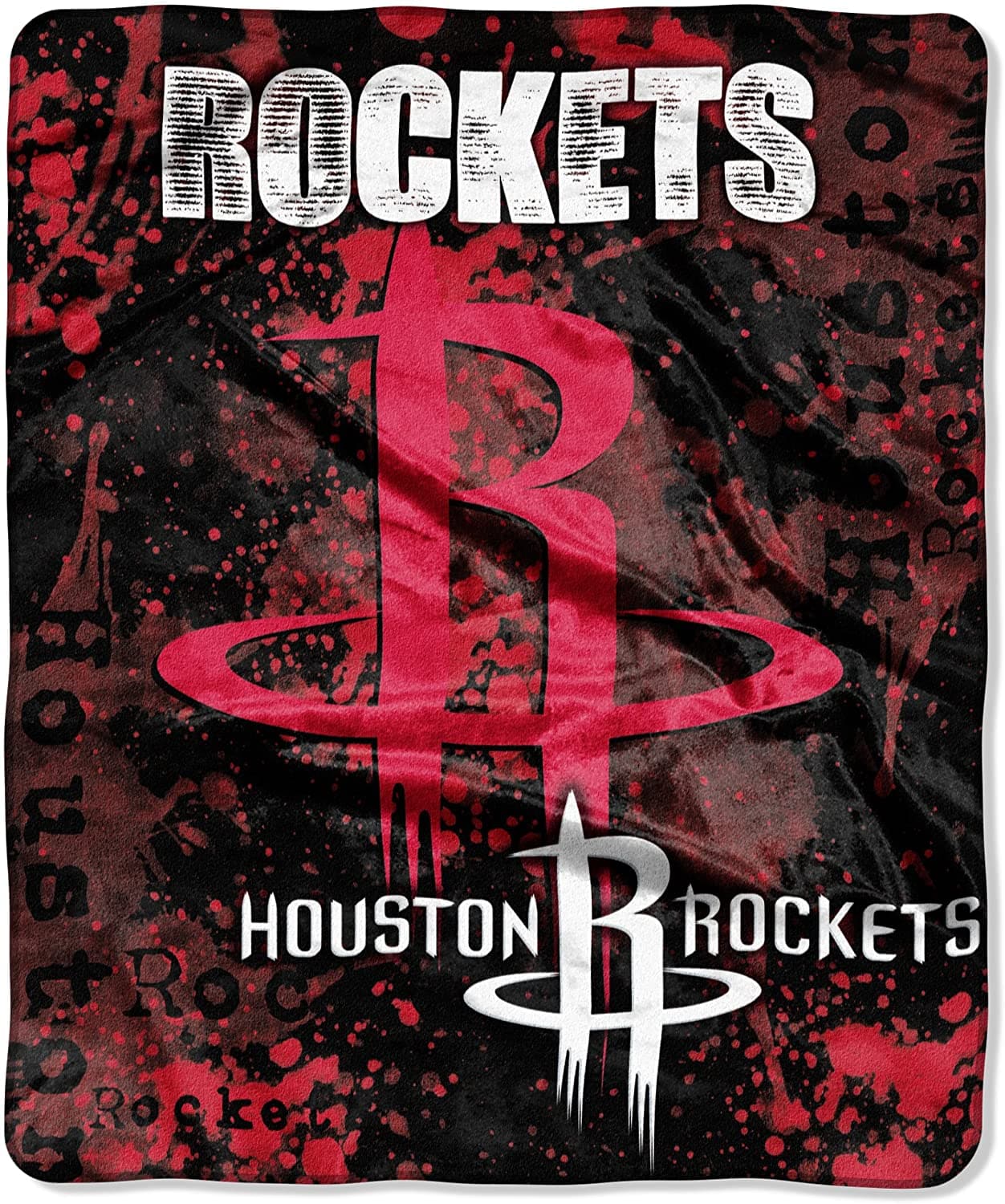 Officially Licensed Nba Throw Houston Rockets Fleece Blanket