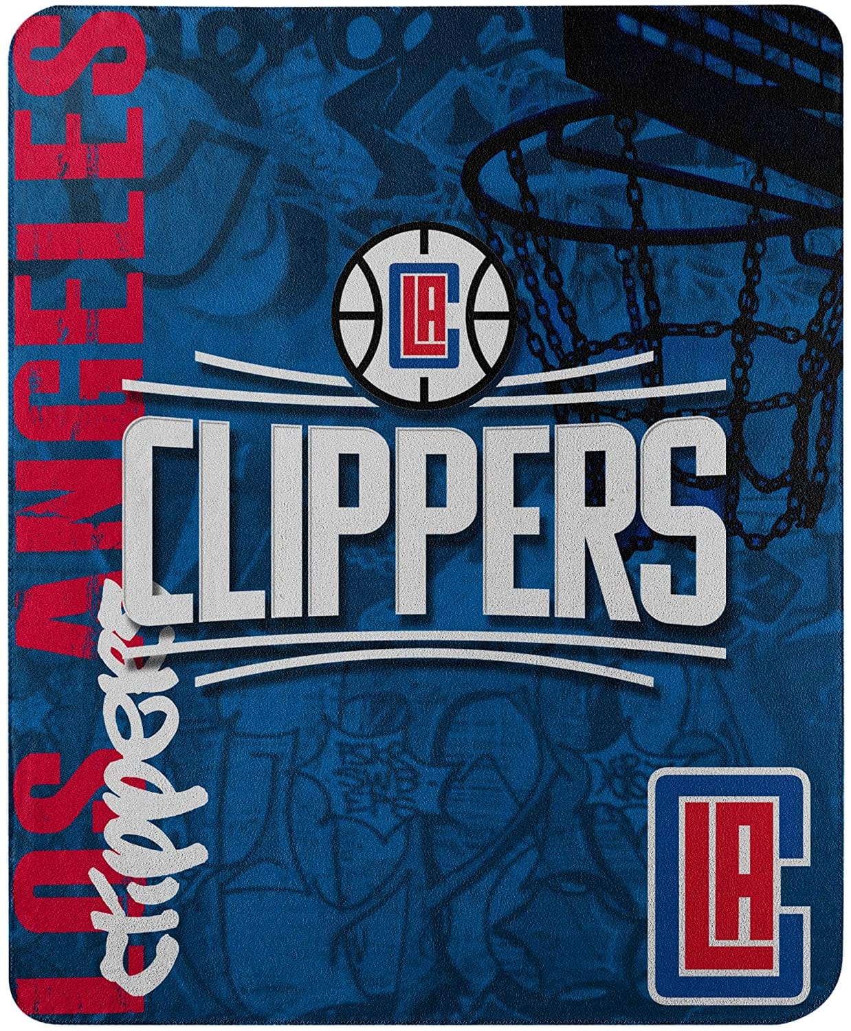 Officially Licensed Nba Throw Los Angeles Clippers Fleece Blanket