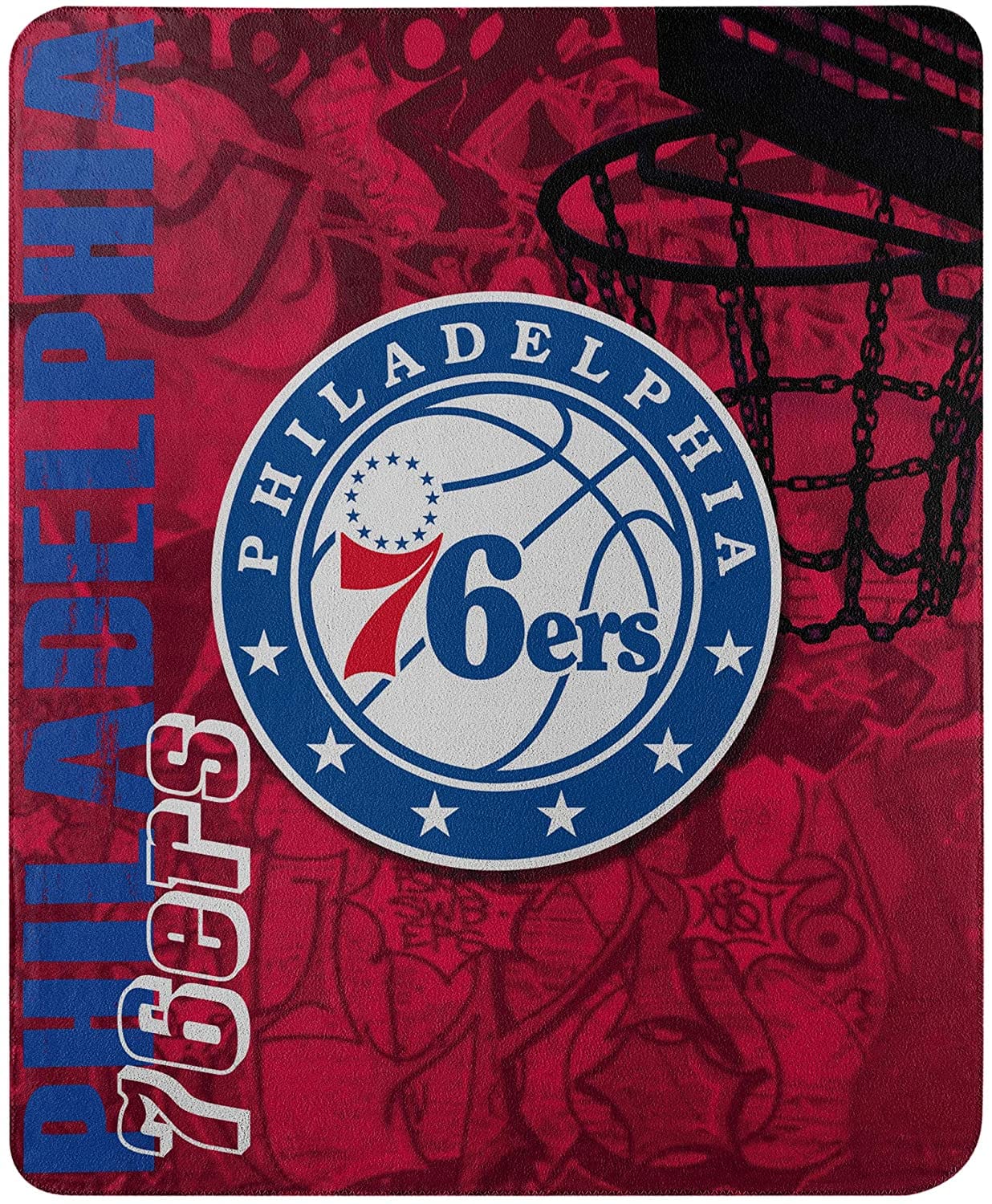 Officially Licensed Nba Throw Philadelphia 76Ers Fleece Blanket