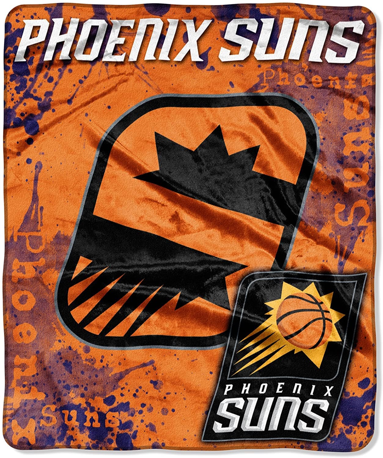 Officially Licensed Nba Throw Phoenix Suns Fleece Blanket