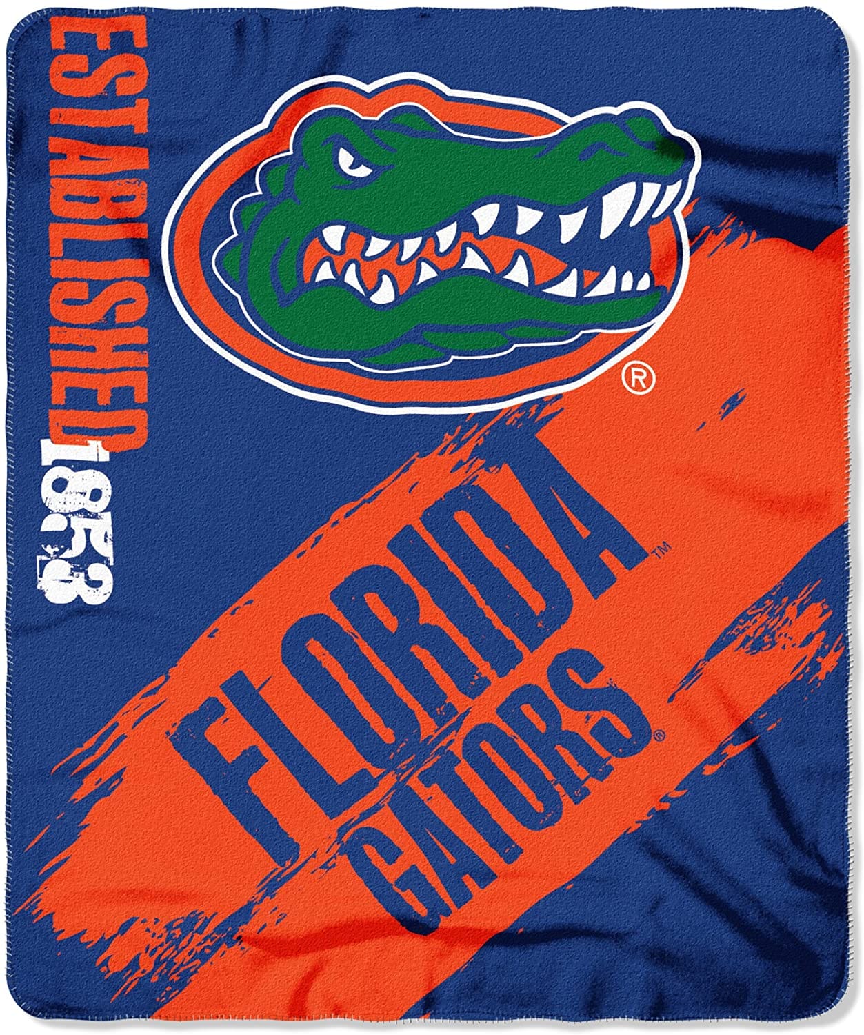 Officially Licensed Ncaa Printed Throw Florida Gators Fleece Blanket
