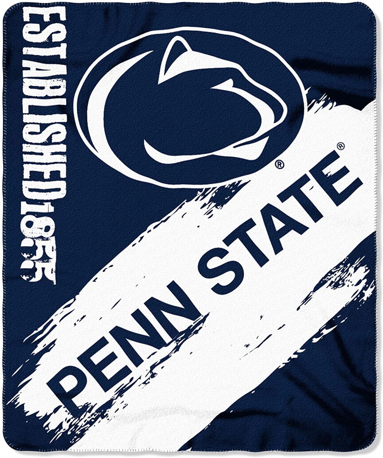 Officially Licensed Ncaa Printed Throw Penn State Nittany Lions Fleece Blanket