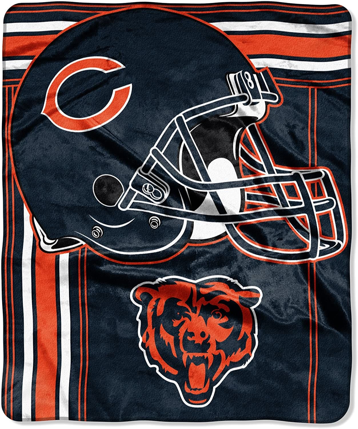 Officially Licensed Nfl Throw Chicago Bears Fleece Blanket