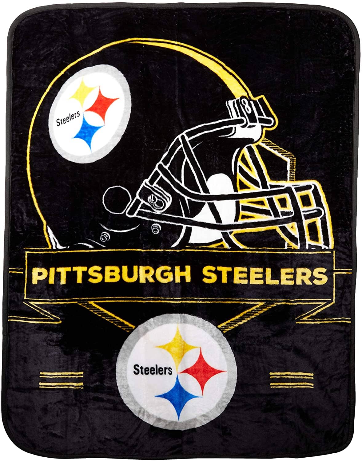Officially Licensed Nfl Throw Pittsburgh Steelers Fleece Blanket