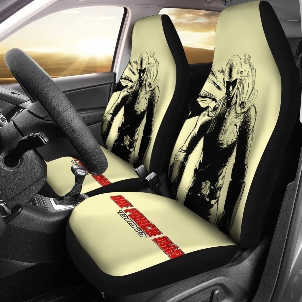 One Punch Man Gift For Fan Gift Sku 1614 Car Seat Covers