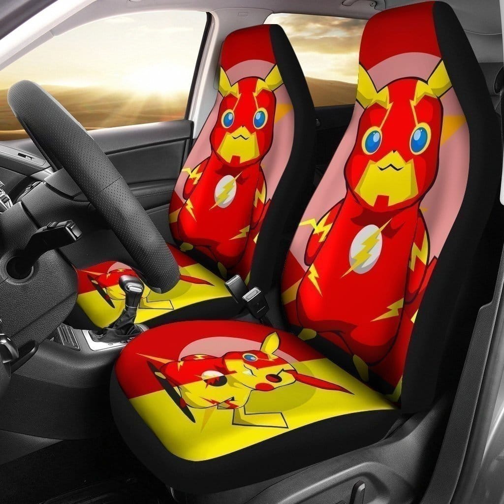 Pikaflash For Fan Gift Sku 3089 Car Seat Covers