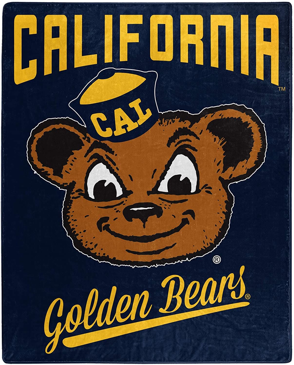 Printed Throw Cal Berkeley Golden Bears Fleece Blanket