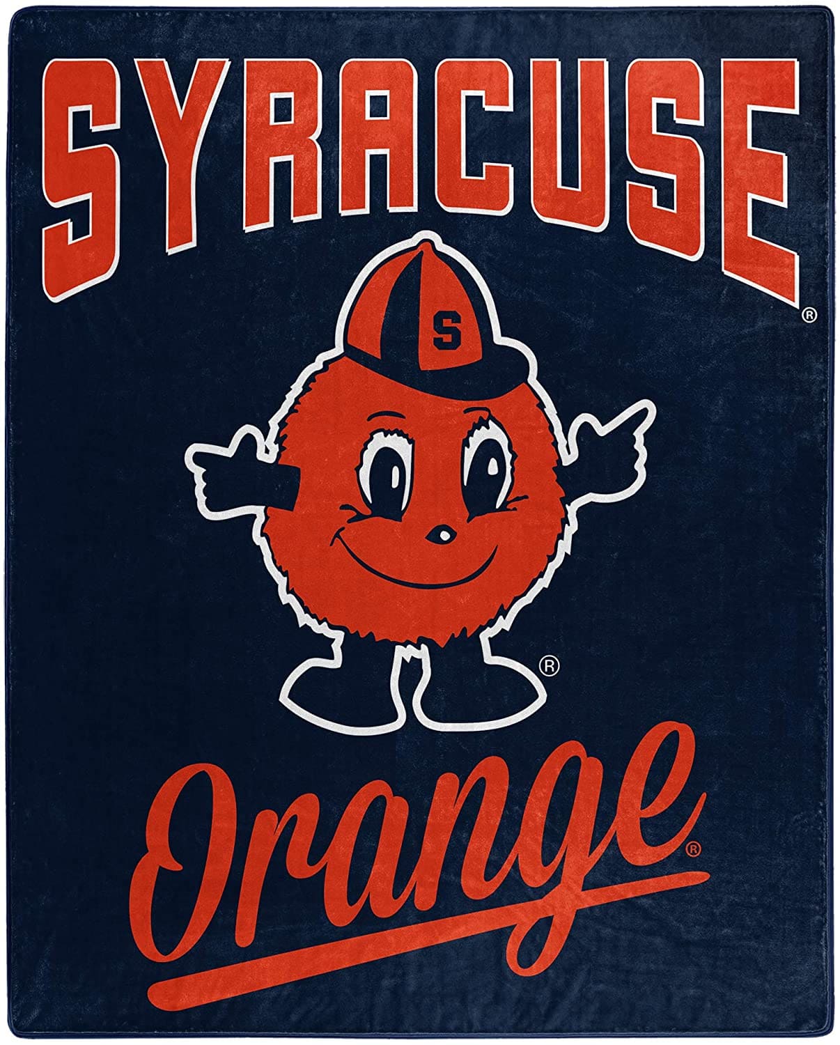 Printed Throw Syracuse Orange Fleece Blanket