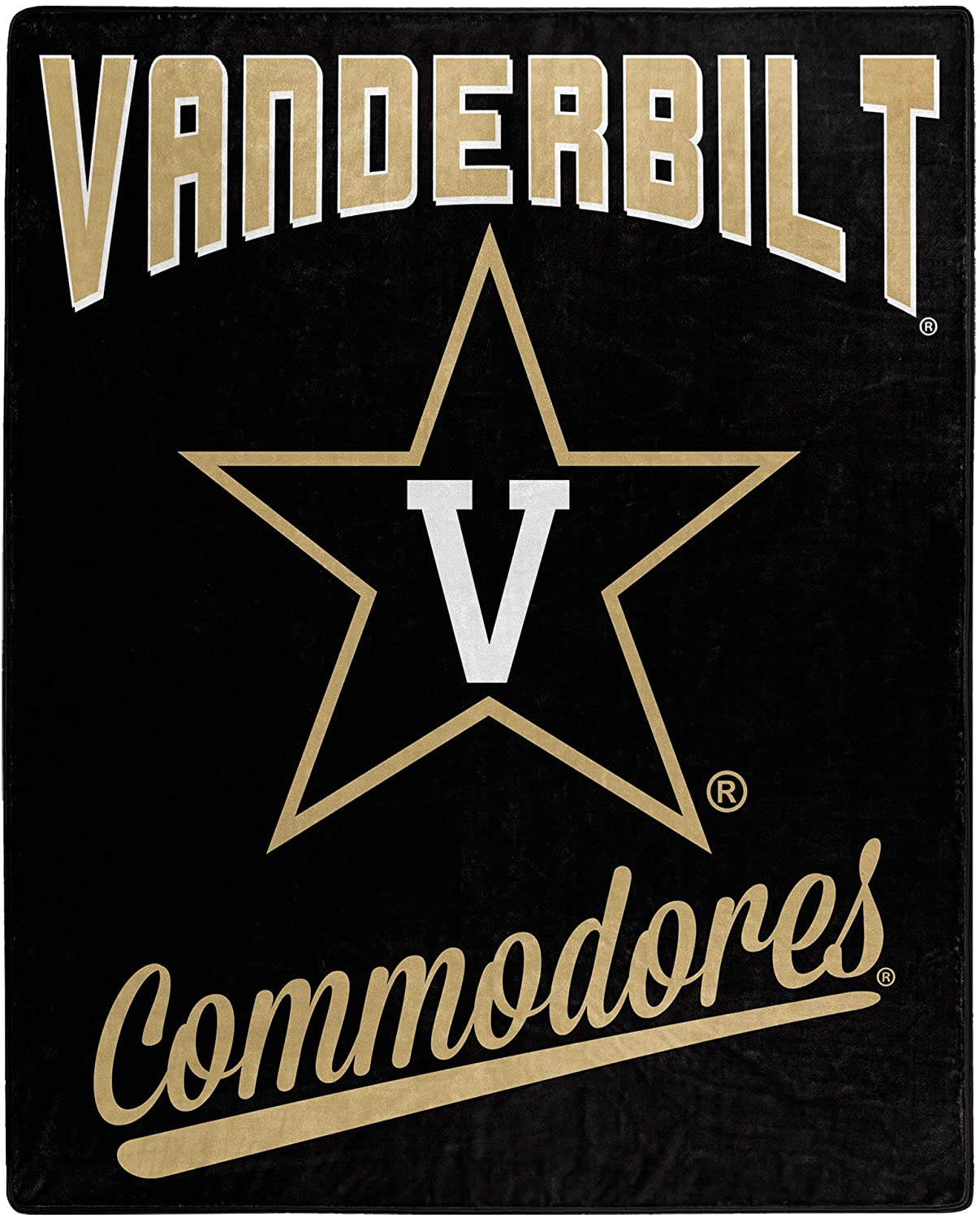 Printed Throw Vanderbilt Commodores Fleece Blanket