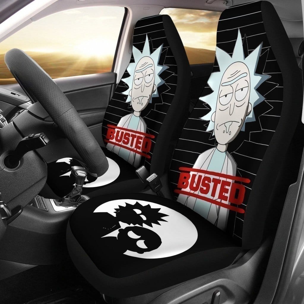 Rick Busted Rick And Morty For Fan Gift Sku 2293 Car Seat Covers