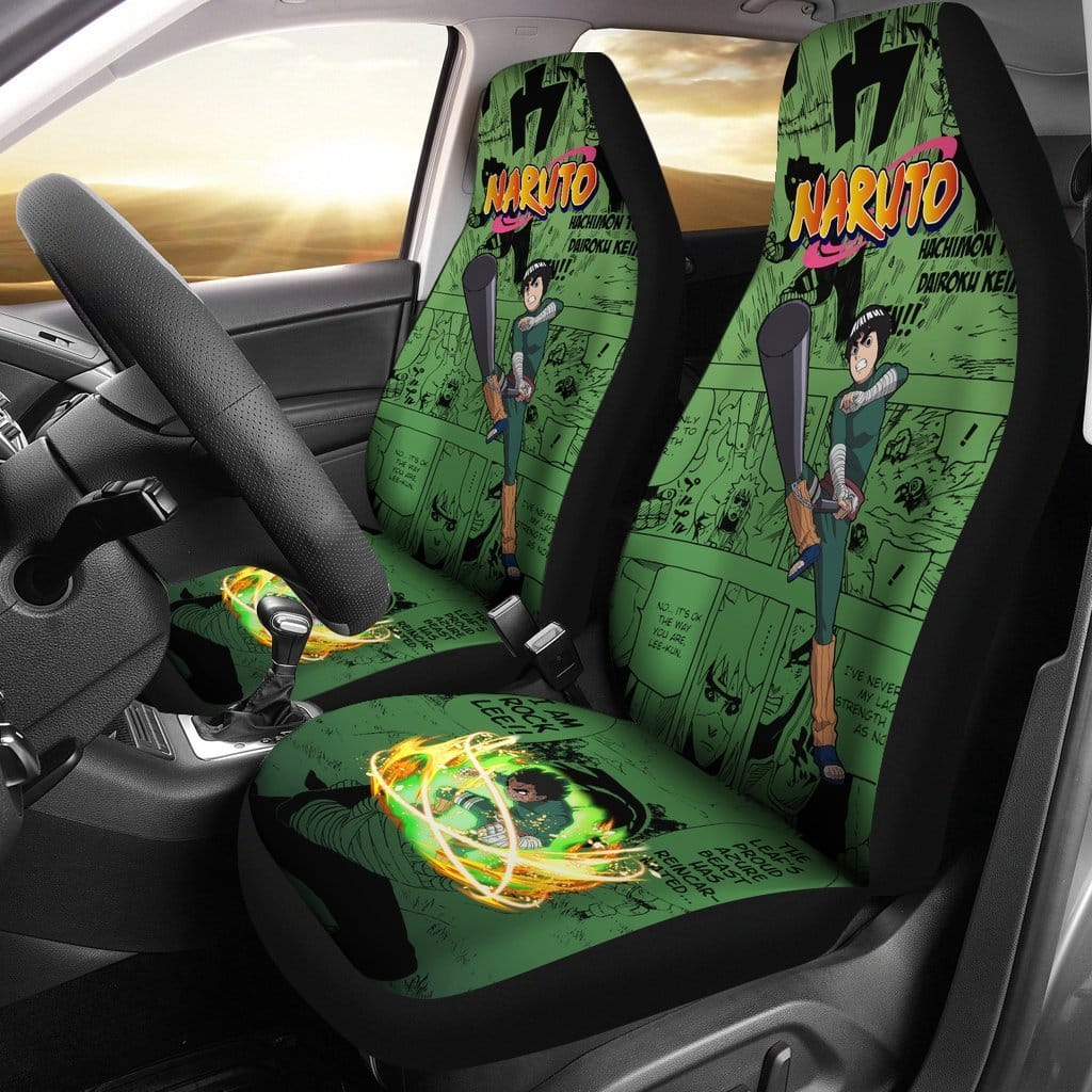 Rock Lee Naruto For Fan Gift Sku 154 Car Seat Covers