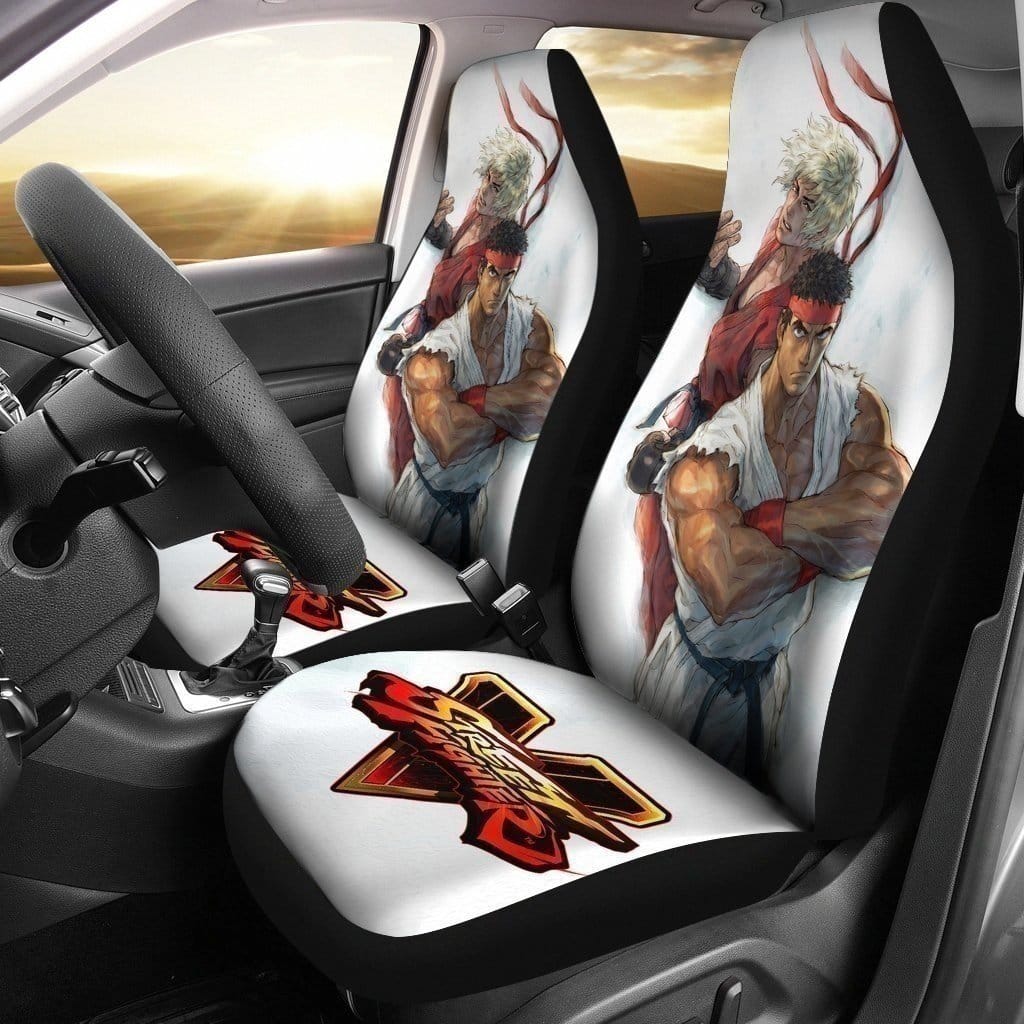 Ryu Vs Ken Street Fighter V For Fan Gift Sku 1652 Car Seat Covers