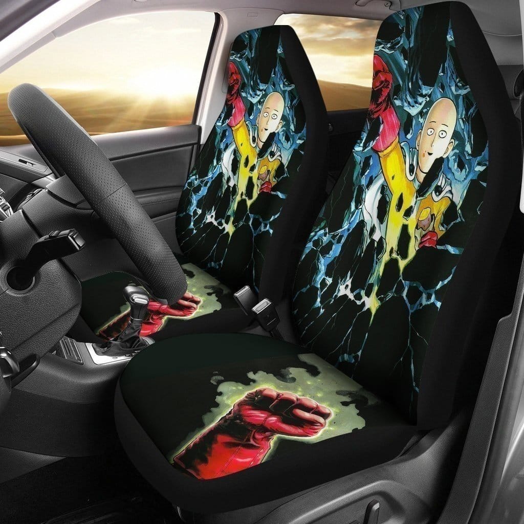 Saitama Punches One Punch Man For Fan Gift Sku 3110 Car Seat Covers
