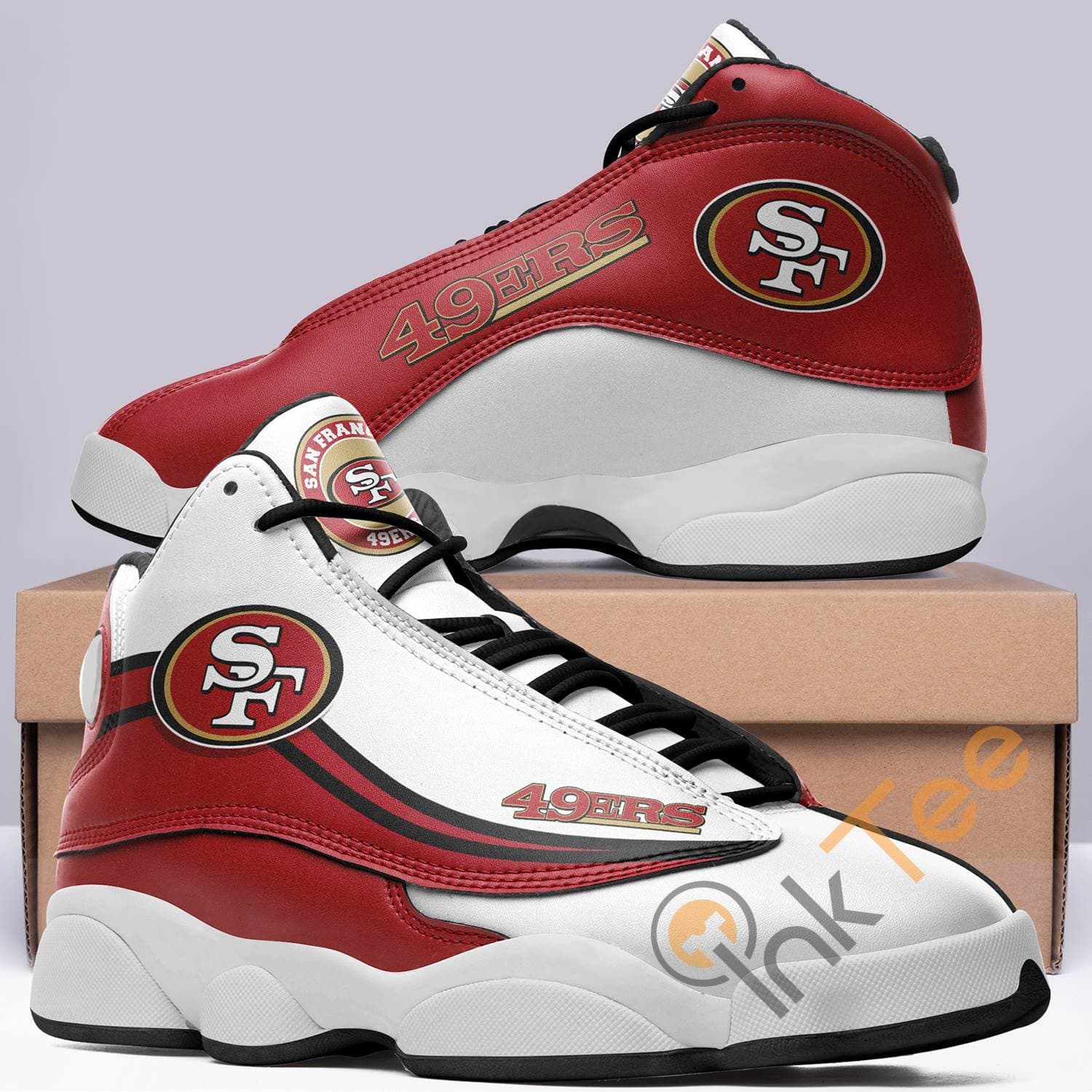 San Francisco 49ers Logo Air Jordan Shoes