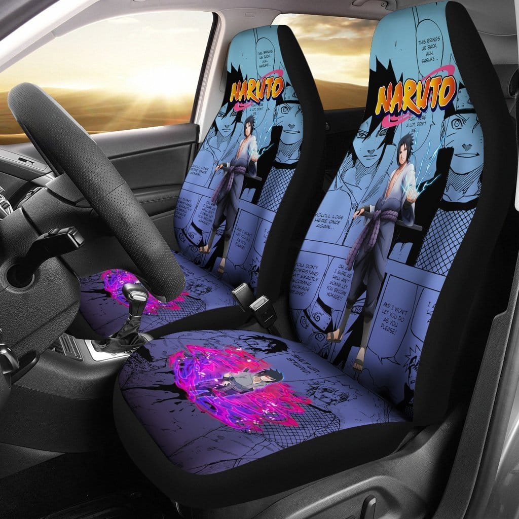 Sasuke Naruto For Fan Gift Sku 3077 Car Seat Covers