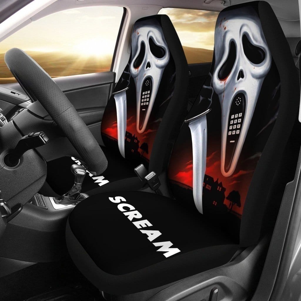 Scream Ghost Halloween For Fan Gift Sku 2901 Car Seat Covers