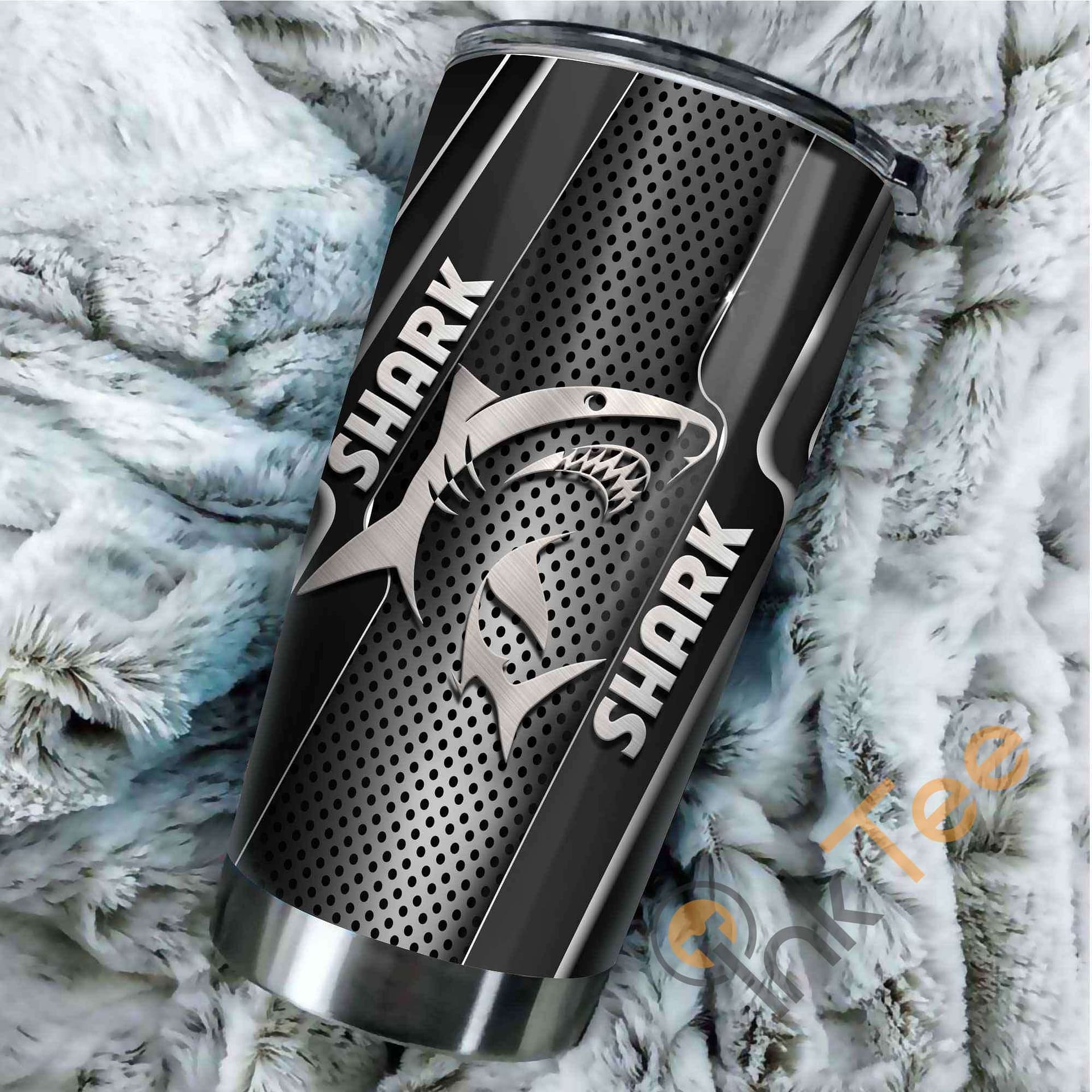 Shark Metal Amazon Best Seller Sku 3628 Stainless Steel Tumbler