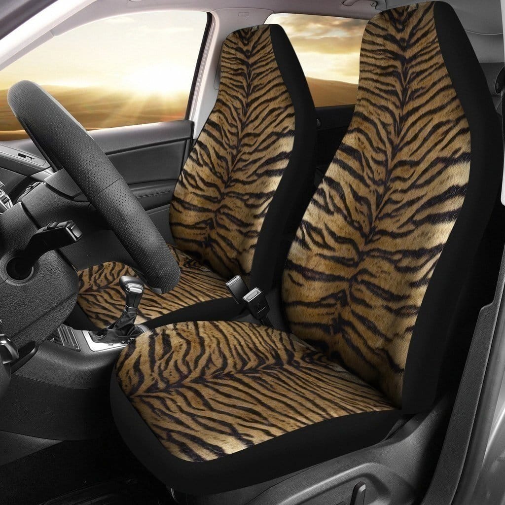 Skin Of Brown Tiger For Fan Gift Sku 2283 Car Seat Covers