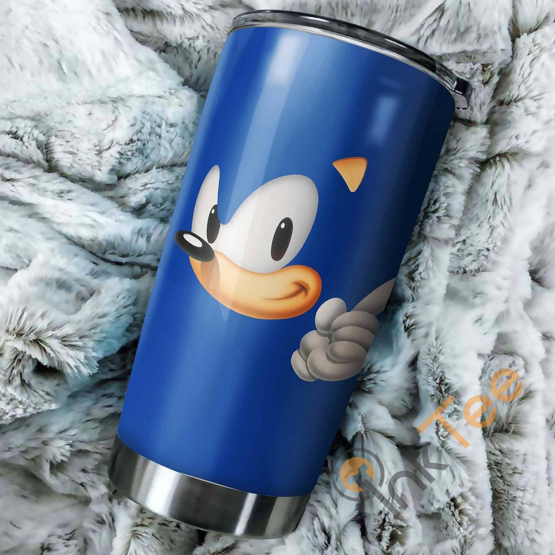 Sonic The Hedgehog Head Perfect Gift Stainless Steel Tumbler