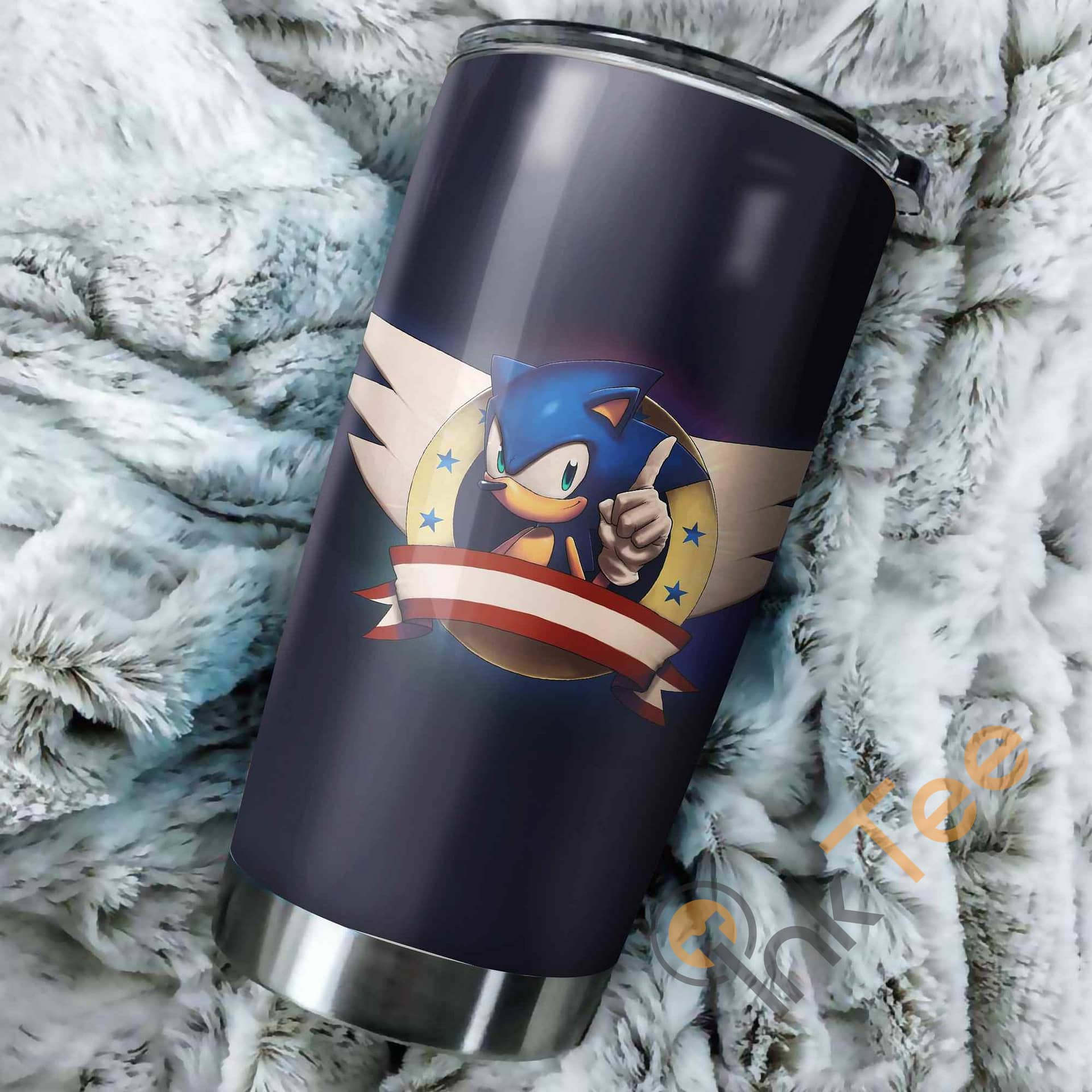 Sonic The Hedgehog Logo Perfect Gift Stainless Steel Tumbler