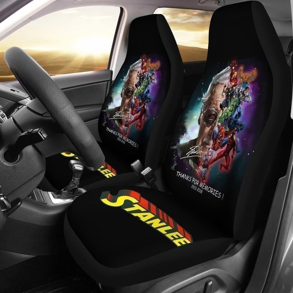 Stan Lee Thanks For Memories Marvel For Fan Gift Sku 2154 Car Seat Covers