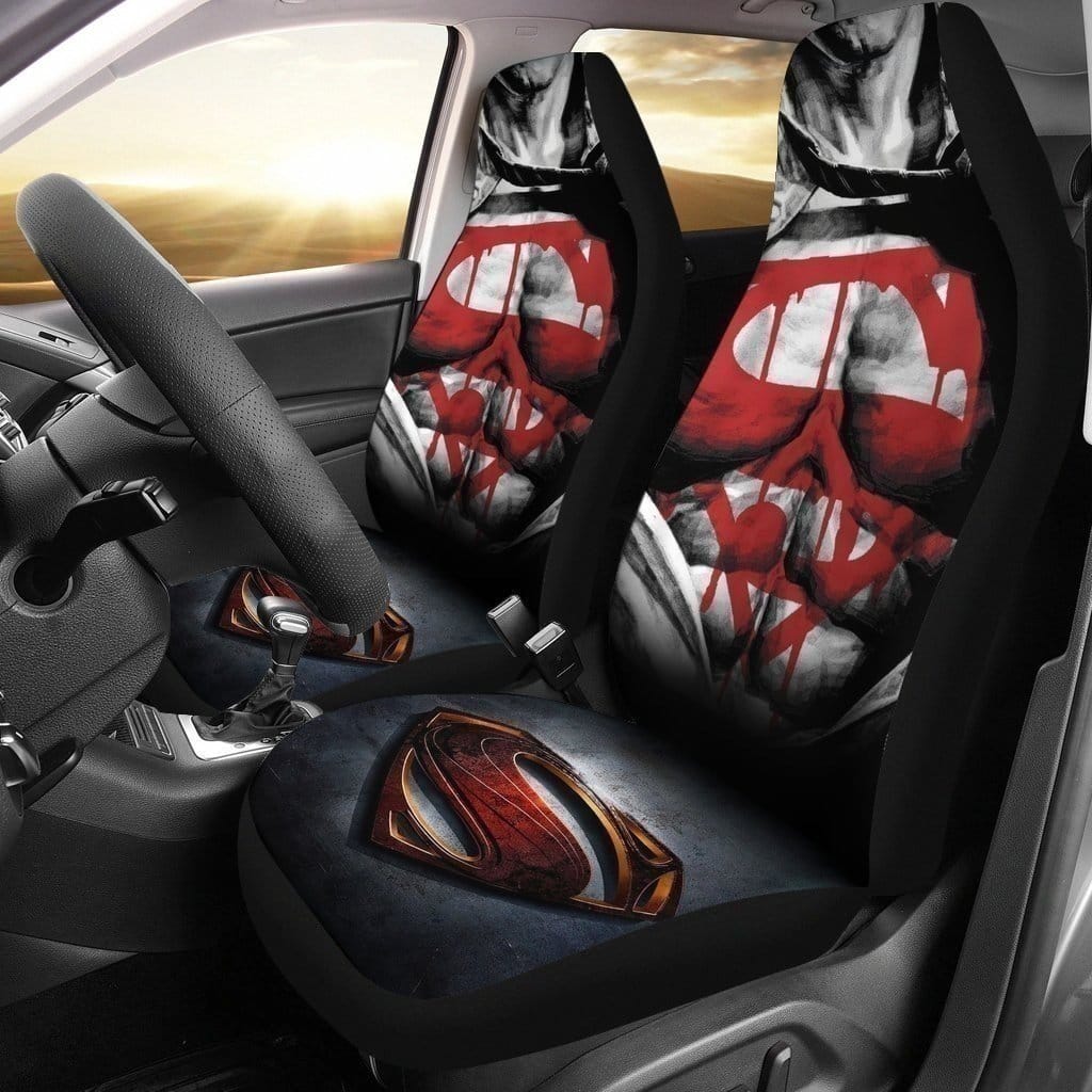 Symbol Chest Superman For Fan Gift Sku 1609 Car Seat Covers